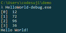 Hello World - Debug